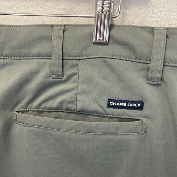 Chaps Ralph Lauren 78 Golf Cargo Shorts Mens Size 40 Gray Pockets Sport Flat - Picture 12 of 14